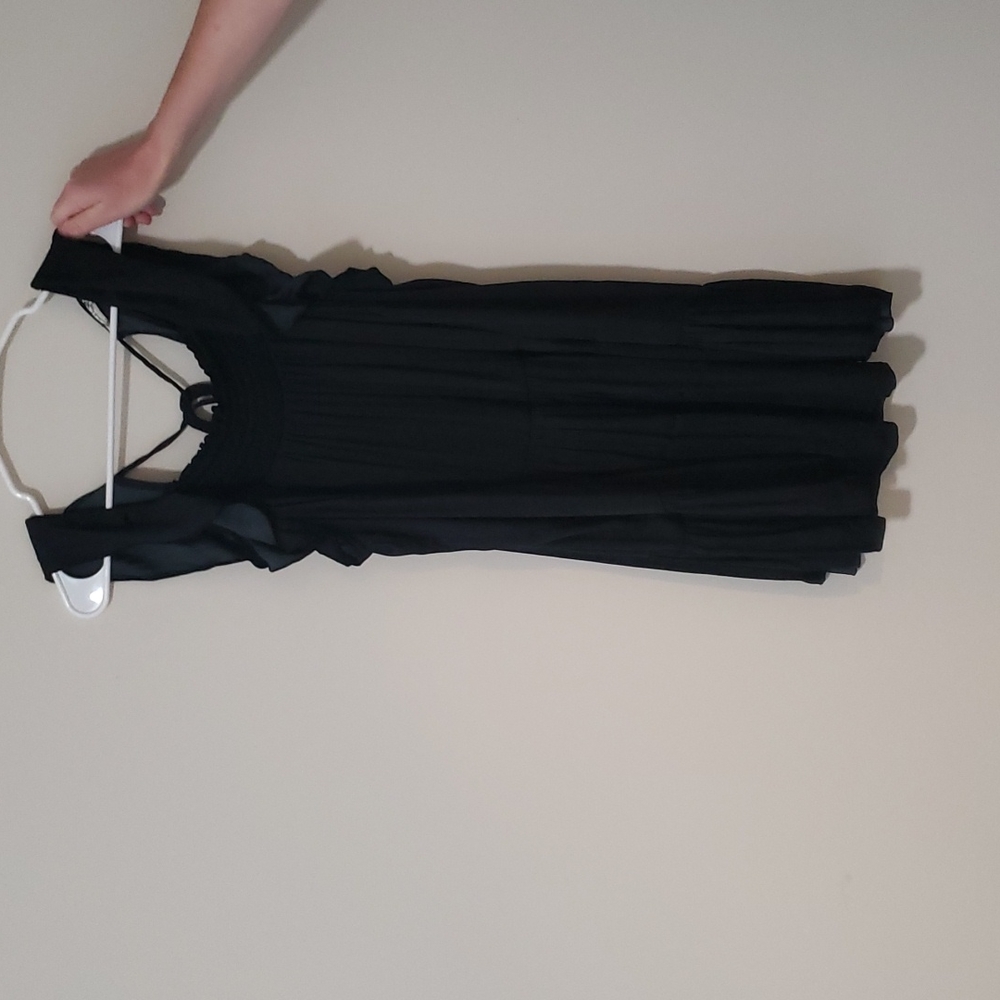 Free People Black Flowy Dress